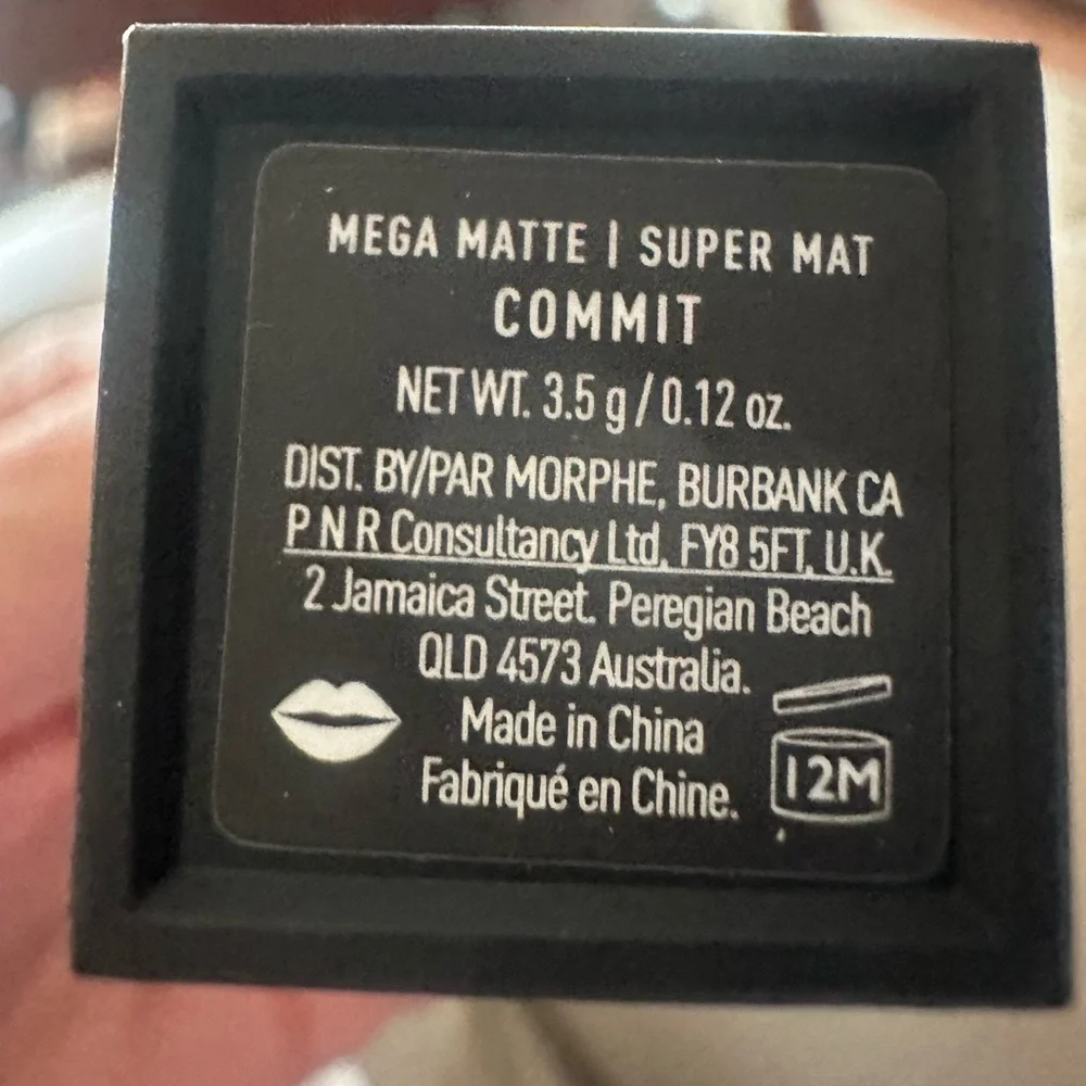 Morphe “Commit” (chai nude) Mega Matte Lipstick‎ NEW
